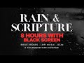 Get some rest bible verses  rainthunderstorms  lofi black screen for sleep subscribe  like