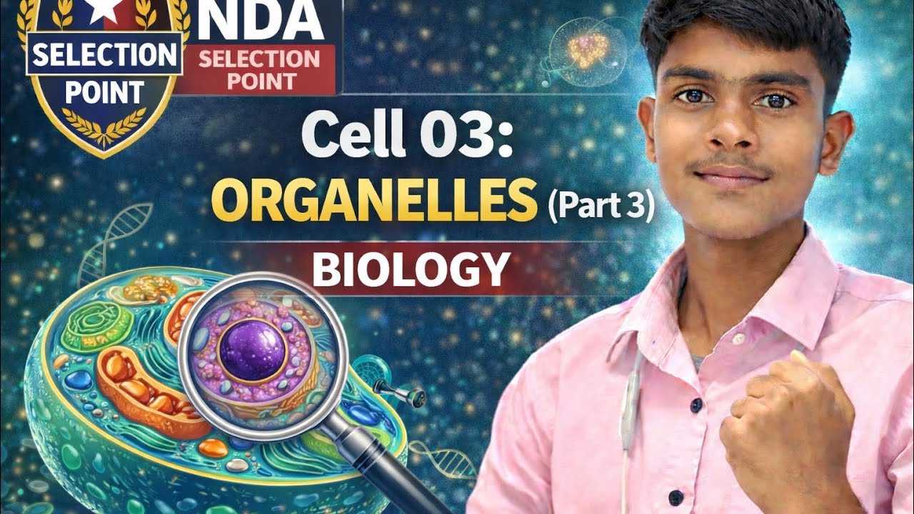 NDA Biology | Cell 03: Introduction & Cell (Part 3) | NDA 2026 #ndabiology #nda2026 #cellbiology 