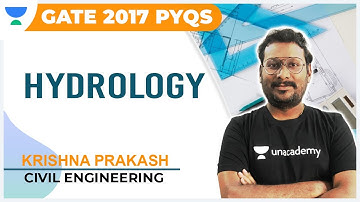Hydrology | GATE 2017 PYQs | Krishna Prakash
