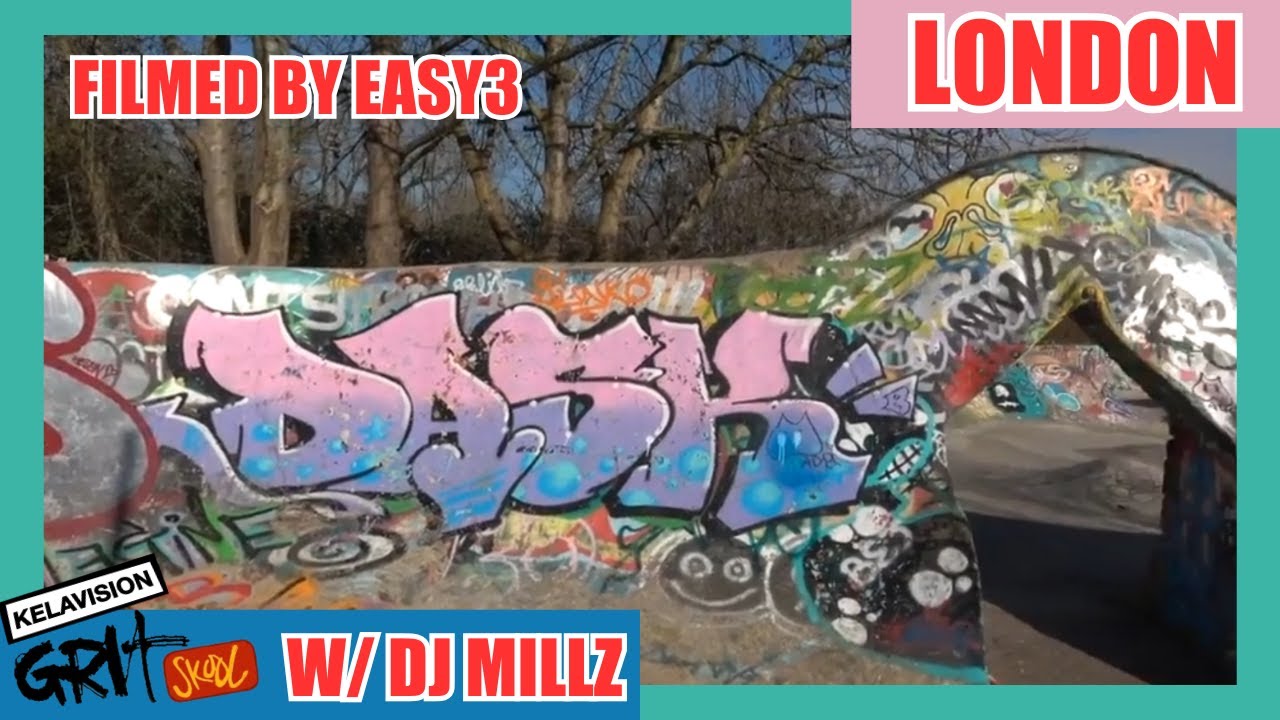 LONDON, GRAFFITI WALK MARCH 2025// KELAVISION GRIT SCHOOL with DJ MILLZ FILMED BY EASY3