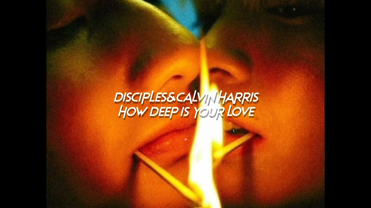 calvin harris, disciples-how deep is your love (sped up+reverb)