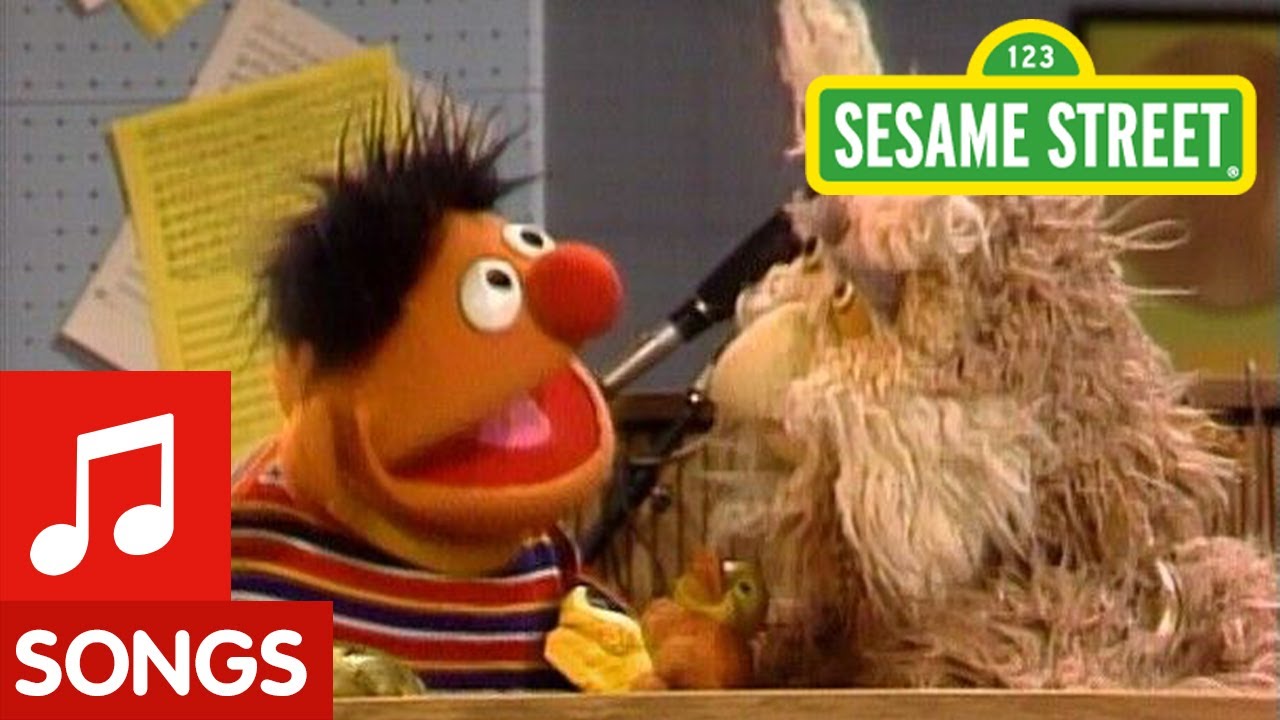 Sesame Street Ernie Learns to Put Down The Duckie