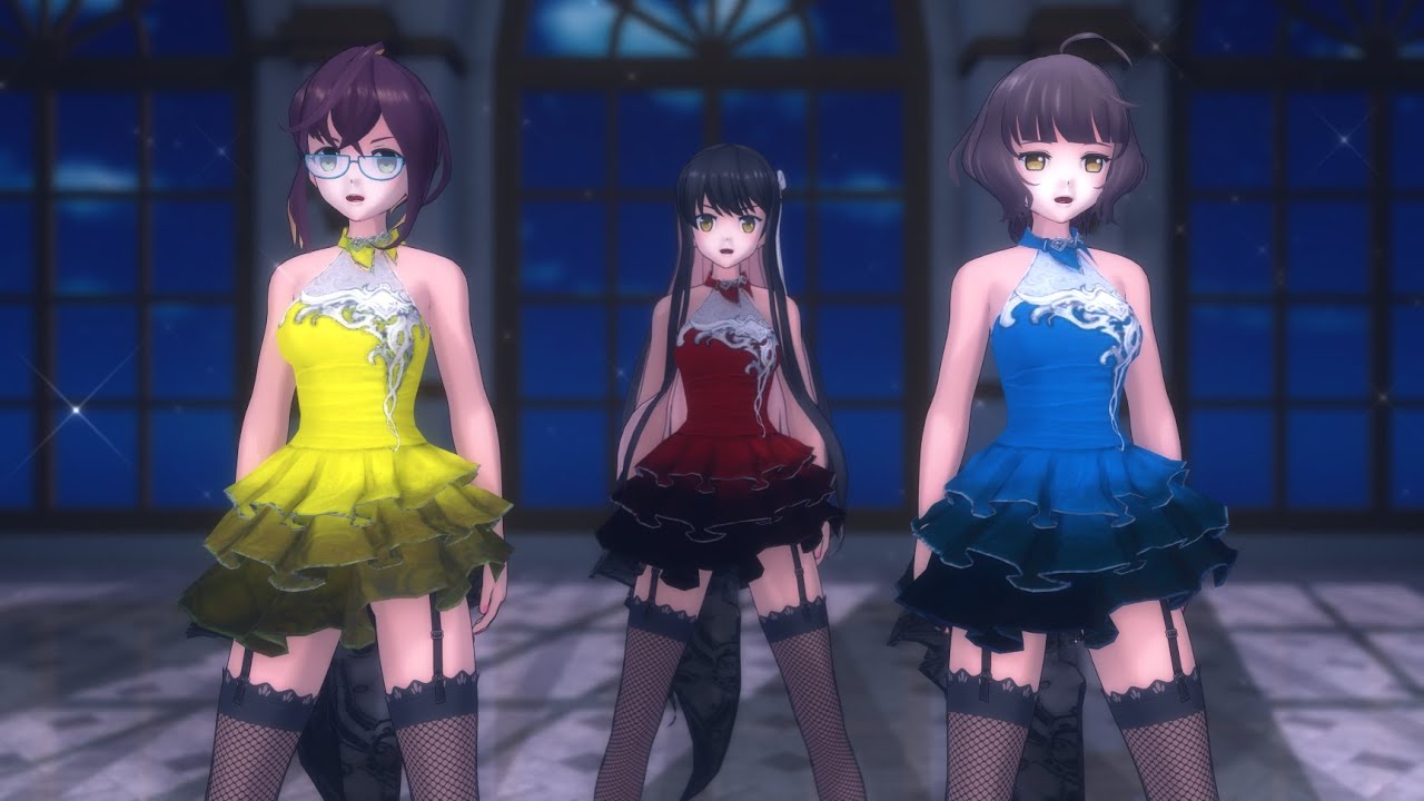 【MMD】つかさ式きしなみ・おきなみ・ながなみで「ライアーダンス」（艦これ）【4K60fps】