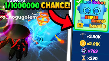 I HATCHED A *SECRET GIANT ROBOT* (0.00005%) CHANCE! In Mining Simulator 2!