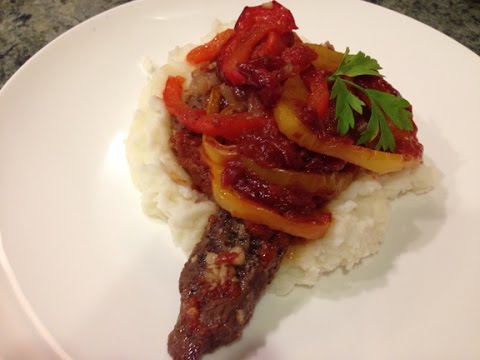 Steak with Onions and Bell Peppers - Easy Weeknight Meal