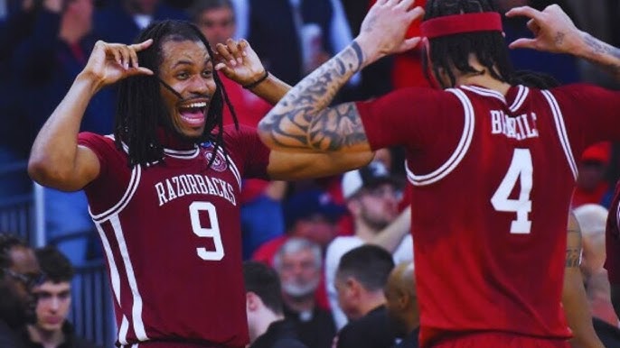 Arkansas SHOCKS Kansas! 🤯 Path to Final Four? Predicting the Razorbacks'  Next VICTIM!