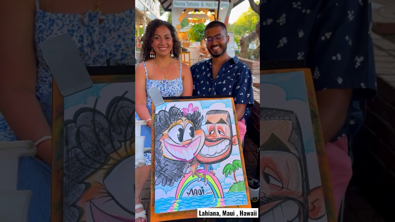 This couple couldn’t have loved their drawing anymore 