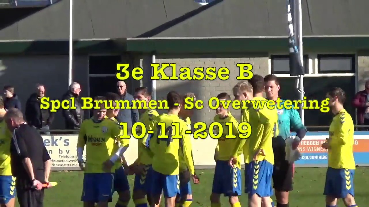 3e Klasse B | Spcl Brummen   Sc Overwetering | 10 11 2019