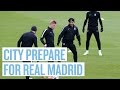 CITY PREPARE FOR REAL TEST | Real Madrid v Manchester City - Training