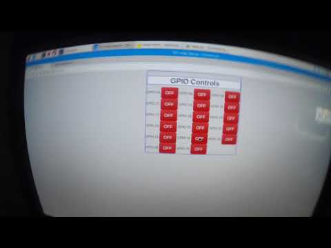 WEb controls for GPIO