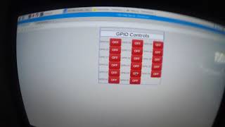 WEb controls for GPIO
