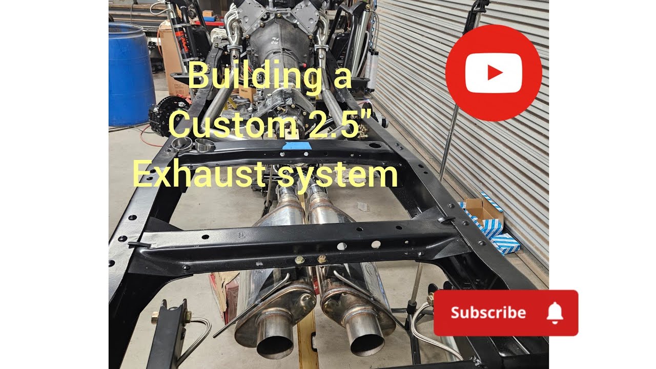How I made 2.5" dual stainless exhaust for 71 f100 4x4.