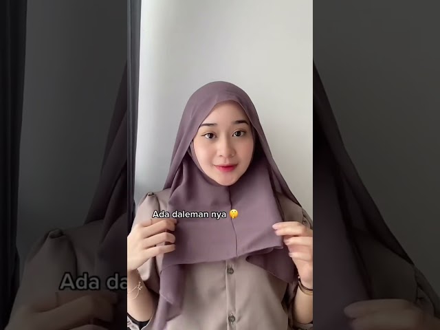Pashmina Oval | Outfit hijab instan 3in 1 #beauty #hijab class=