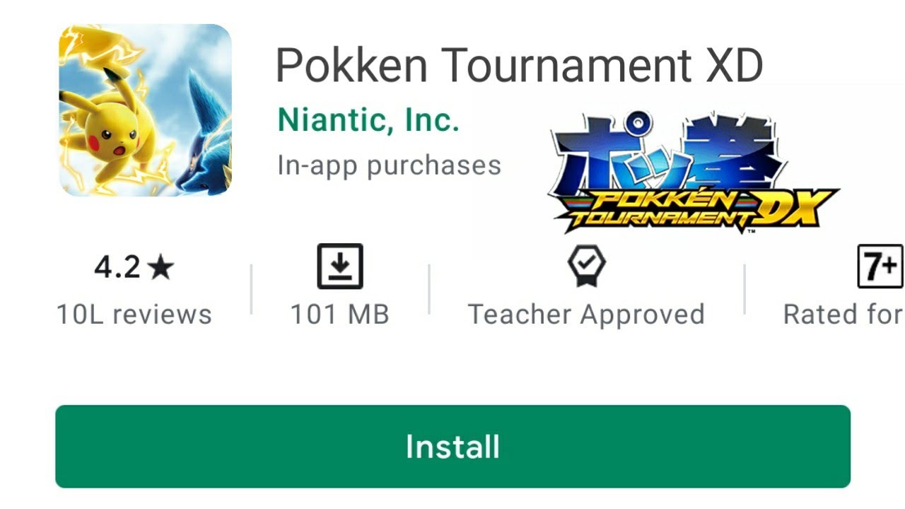 New Game ! Pokken Tournament XD For Android & iOS