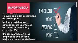 Evaluación del desempeño.  Parte 1.