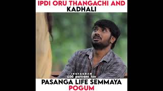 😘😘😘😘😘 Ipdi oru thangachi and kadhali  life semmaya pogum 😘😘😘😘😘