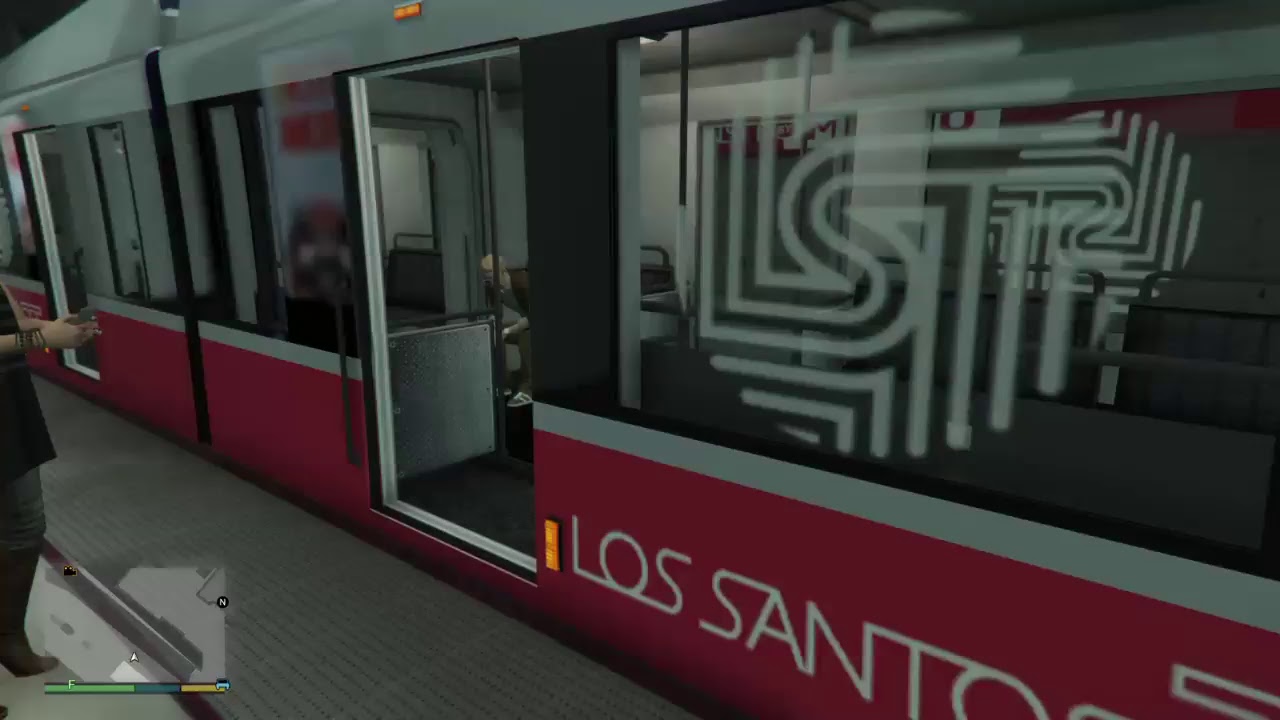 GTA 5 Los Santos Transit Train I - YouTube