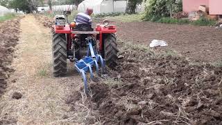 Massey 240 Ile Çaycumali Rahmi Çavuş 4 Lü Pulluk Ile Çift Surme