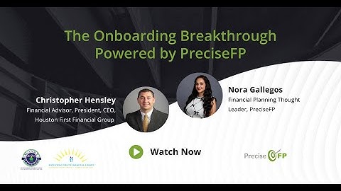 The Onboarding Breakthrough Powered by PreciseFP
