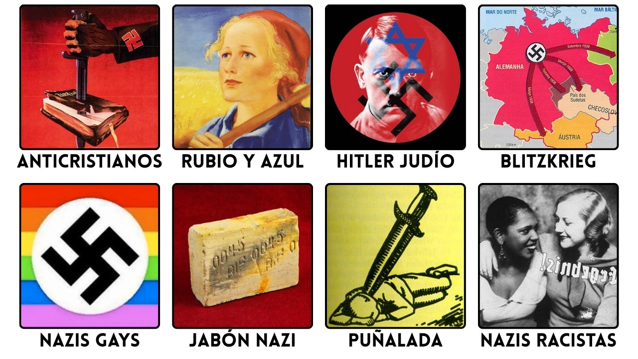 Los Principales MITOS NAZIS Explicados en 13 Minutos