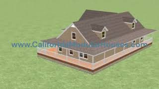 Birmingham Cape Cod - Prefab Modular Home Design #prefabhouse #modularhouse #santacruzcounty