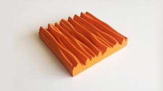 Wall Cladding - Waves # 2 (3D printed)