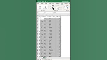 Mengurutkan data secara custom di excel