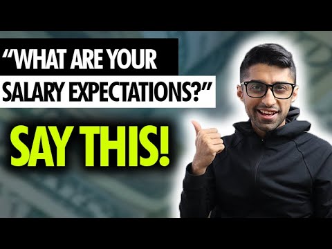How to Answer Salary Expectations Question when a Recruiter asks