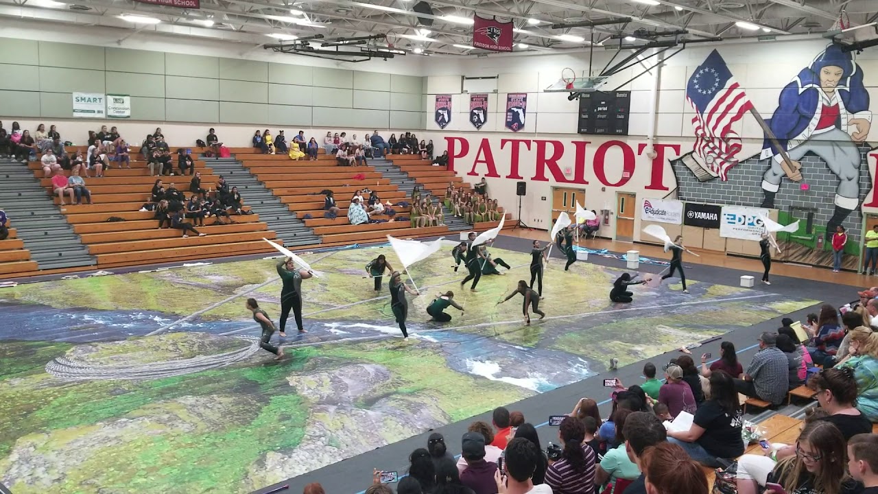 Wharton HS Guard performing @ Freedom 3/9/2019