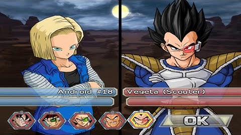 Dragon Ball Z BT3 Mod - Android #18 VS Team Vegeta (Scouter)