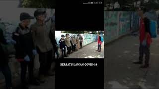 Beraninya Anak Milenial Nyemprot Disinfektan Di Eks Lokalisasi Ngujang