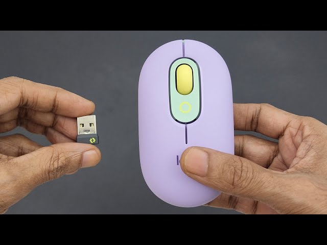 Logitech POP Mouse - How to Pair with USB Receiver (Bolt) 