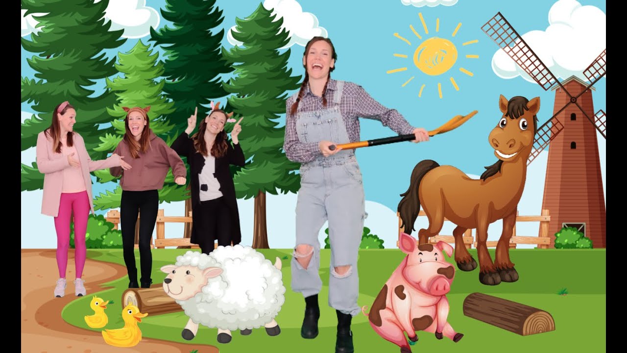 Per Olsson hade en bonnagård🐄🐷🦆 | Barnsånger på svenska | Barnlåtar | Fia och Nalle | Barnmusik |