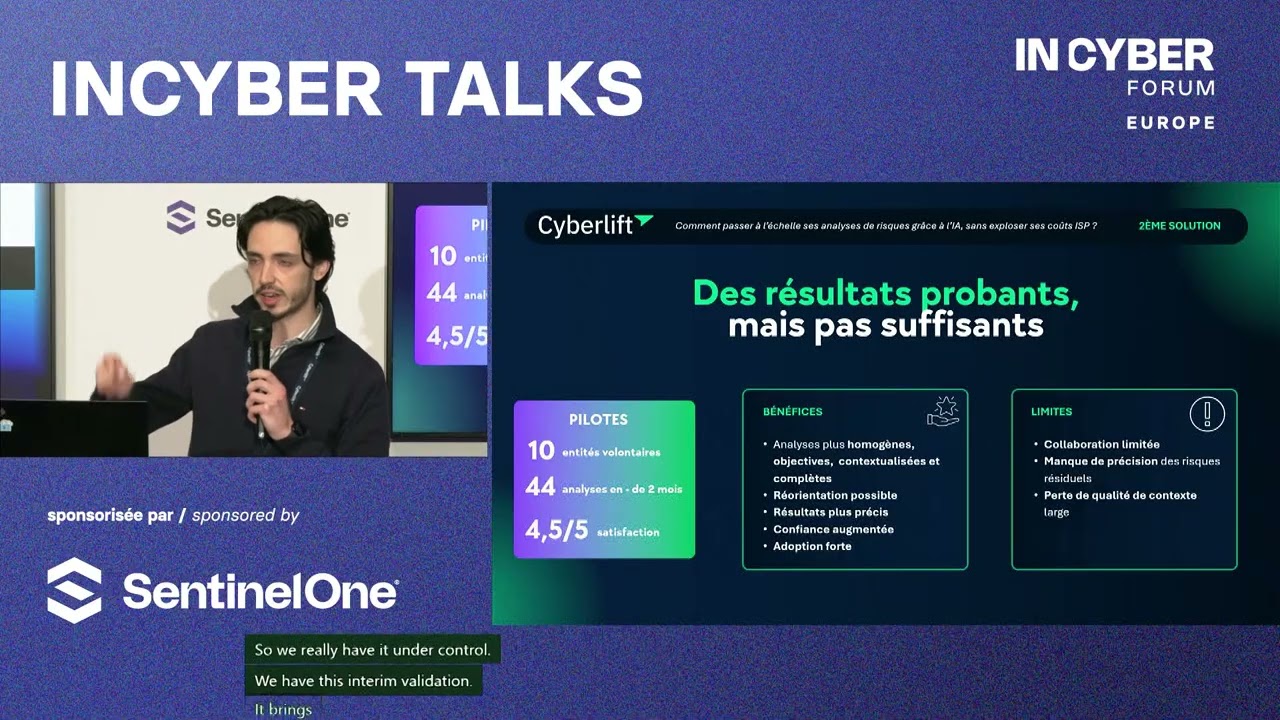 (IT24) (INCYBER) Fiabiliser et passer à l’échelle ses analyses de risques par IA...