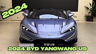 2024 BYD Yangwang U9 expected to start in the summer of 2024 | 1300HP Electric Supercar.