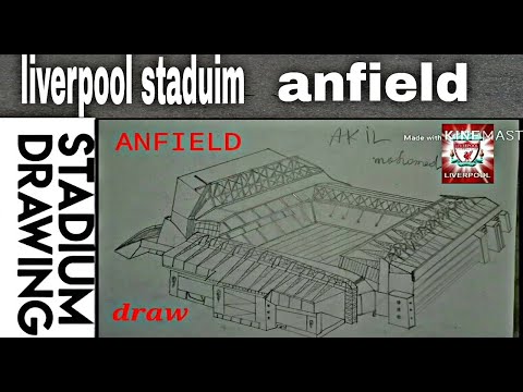 [LETS DRAW!] Comment dessiner stade-Anfield, Liverpool Fc Domicile
