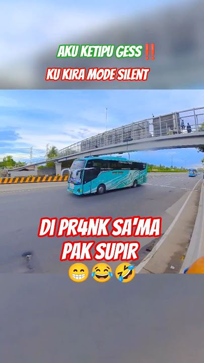 Got pranked again by the driver #hunting #bus #basuri #telolet #virall #bismania