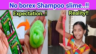 No borex chick shampoo slime//no borax slime//Shampoo slime at home//@madhushankar5667