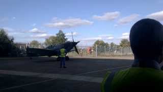 Messerschmitt and Spitfire Startup.