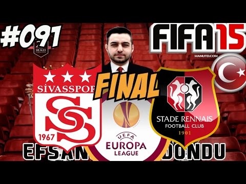 Fifa 15 Kariyeri | Uefa Kupasi ve Lig Finali | 91.Bölüm | Türkçe oynanış | Ps4