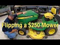 Restoring a $250 John Deere Mower that doesn’t run to Like New - How much $$ does it take?