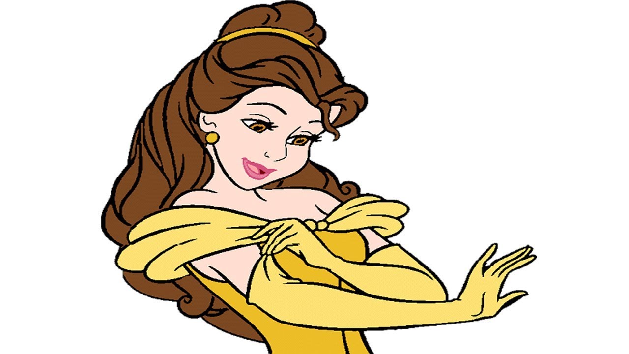 Coloring Pages-How to draw belle | disney princess belle drawings ...