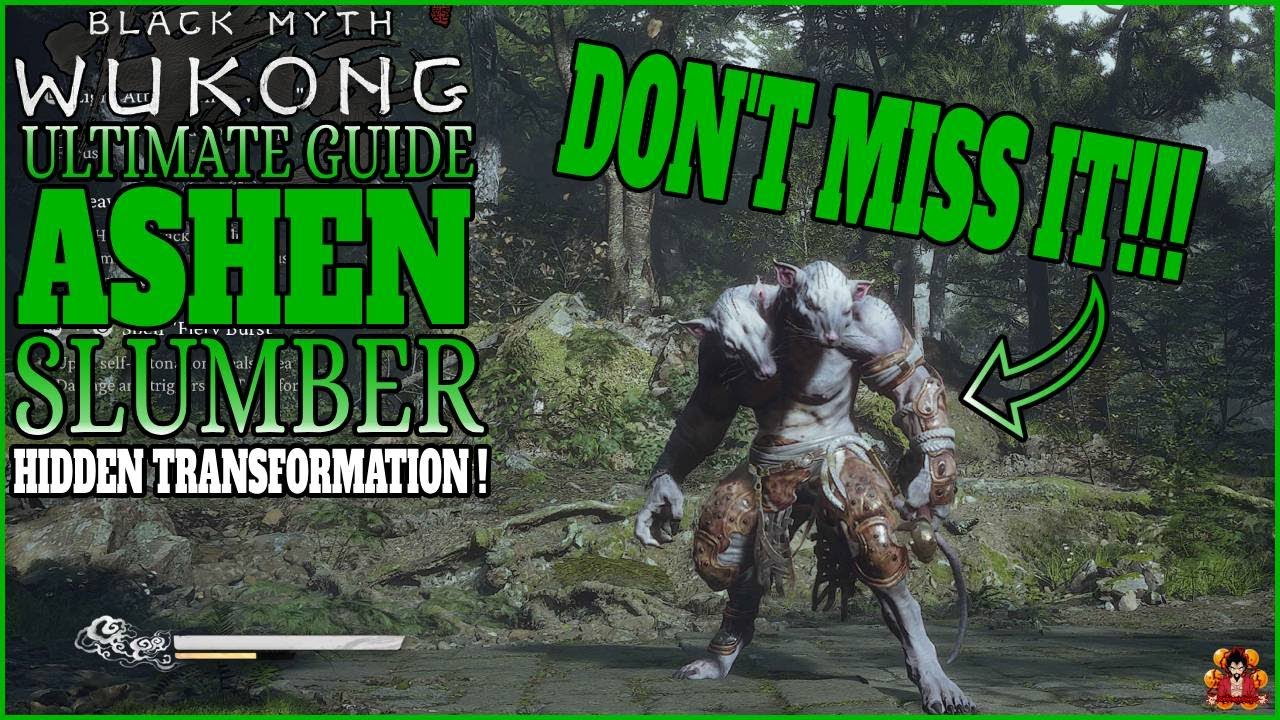 Unlock The ASHEN SLUMBER Hidden Transformation ULTIMATE GUIDE Black ...