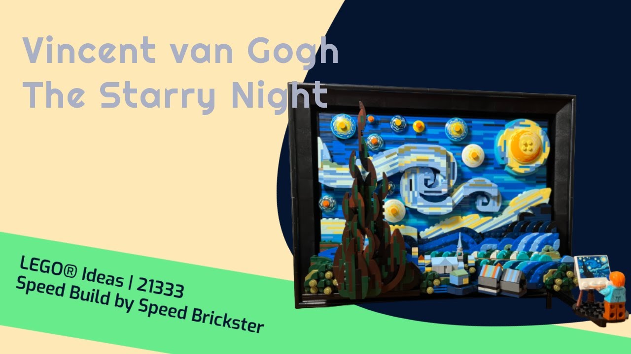 LEGO® 21333 Vincent Van Gogh - The Starry Night - Ideas | Speed Build - Speed Brickster
