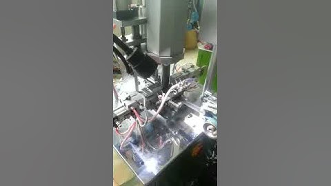 auto nylon zipper double side U type top stop machine