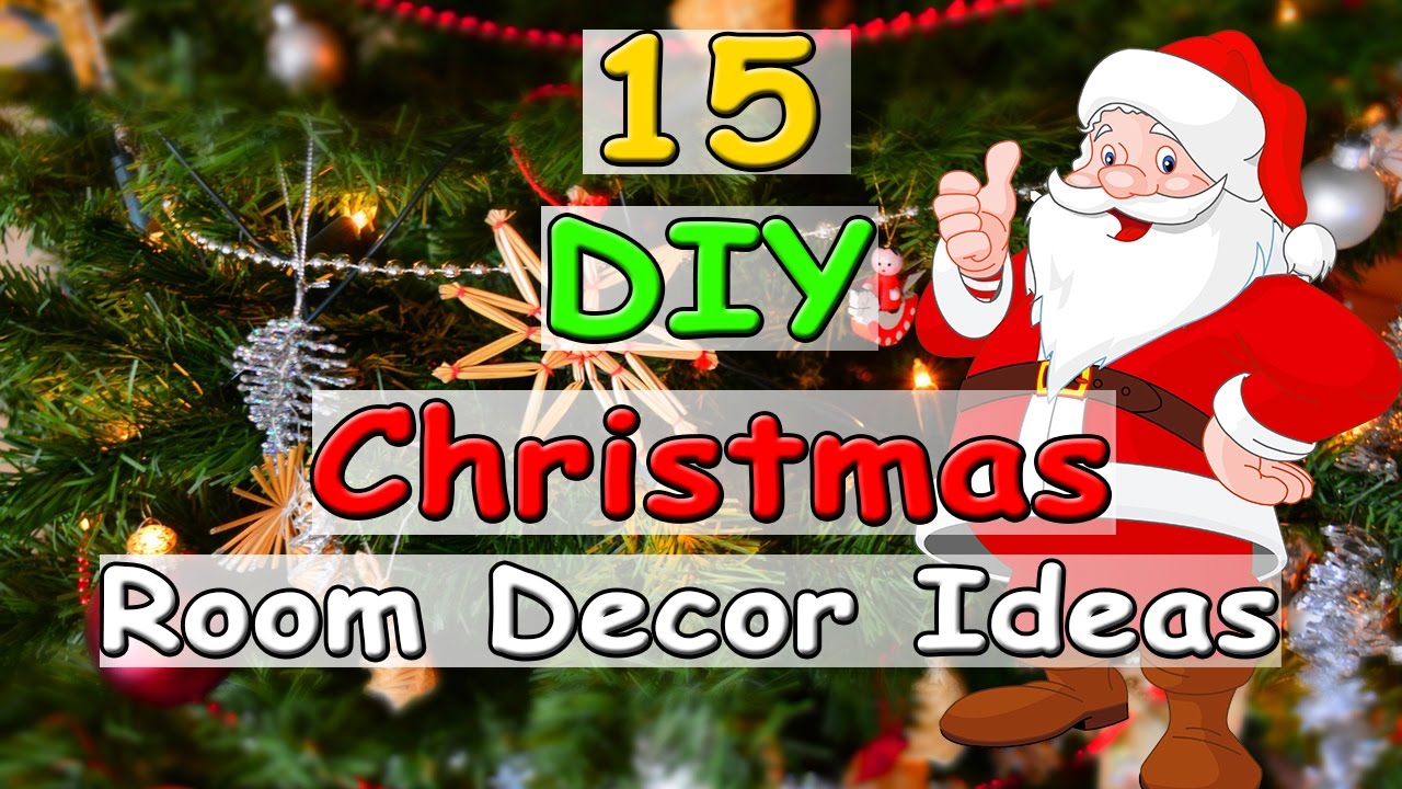 15 DIY Christmas Room Decor Ideas - YouTube