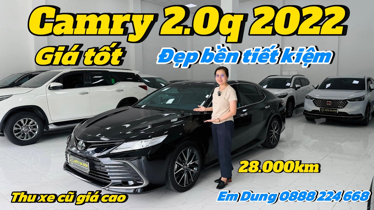 Toyota Camry 2.0q 2022 xe lướt giá tốt|Thu mua ô tô cũ Tphcm