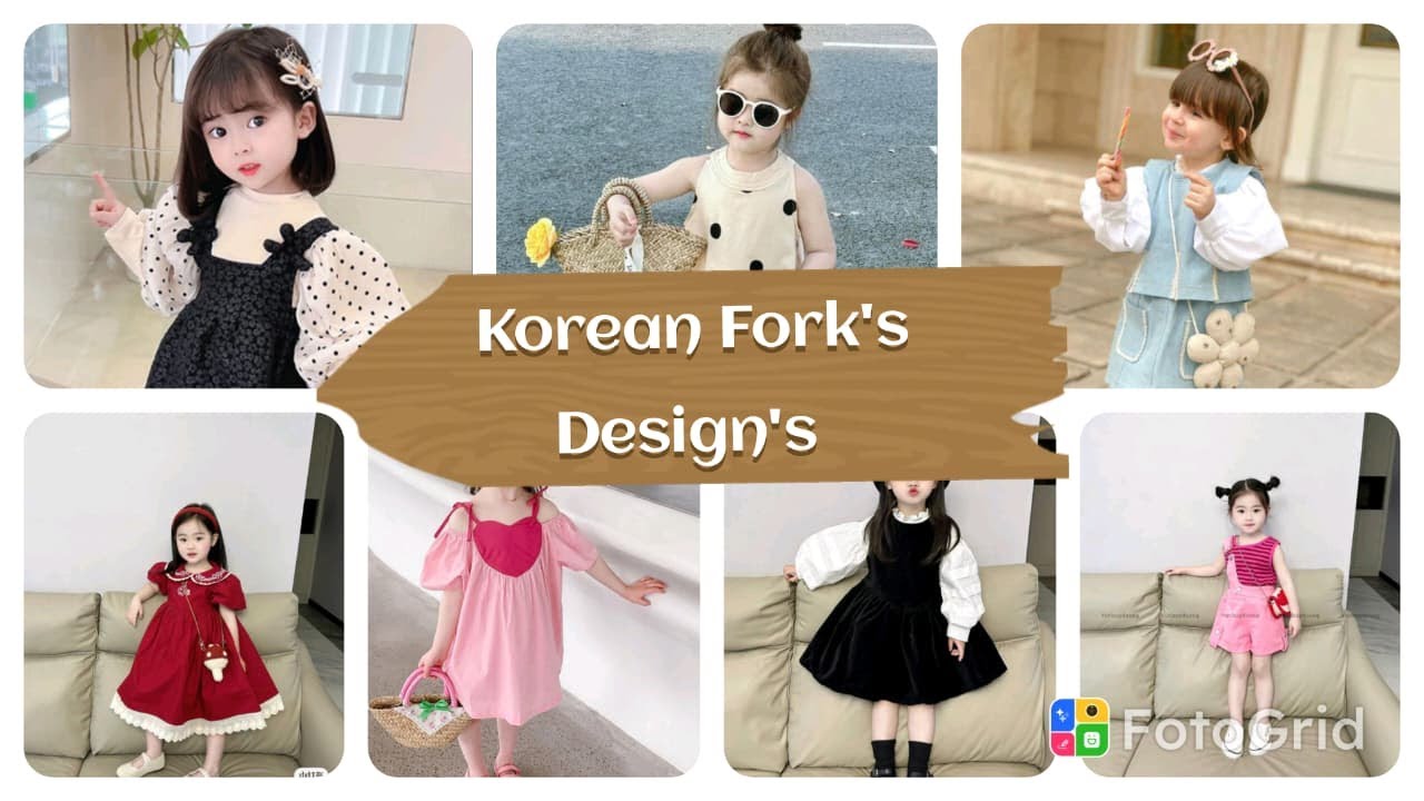 Korean Style Baby Girl Dresses | Trendy Kids Fashion 2025 👧✨