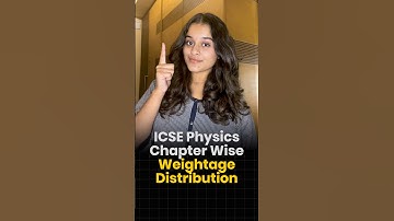 Physics Chapterwise Weightage Distribution 💀 #icse #icsephysics #boardexam #class10 #2026