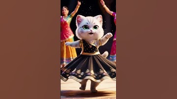 Thumbnail of meow billi short video । meow meow song । Cat dance । Cat dance video
